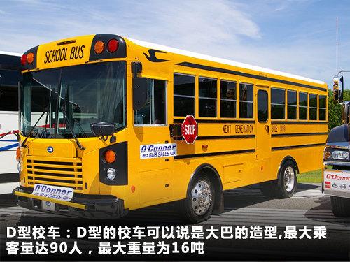 美國校車的分類