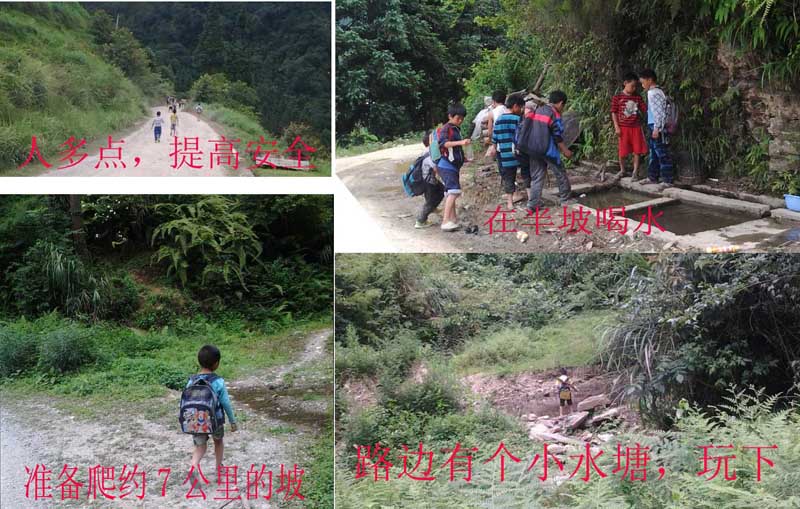 貴州留守兒童步行近20公里求學(xué) 盼校車接送(圖)